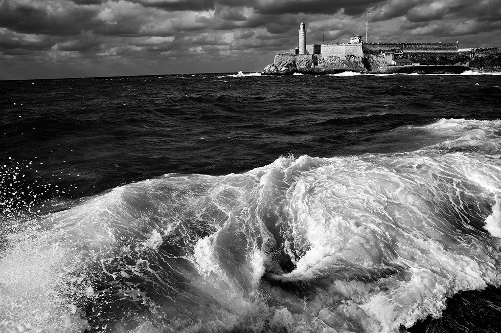 home adjacent seas embracing and protecting Havana like an old friend